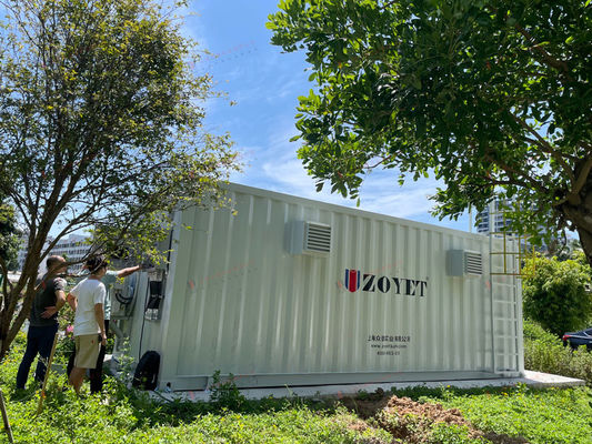 औद्योगिक बैटरी कंटेनर स्वचालित तालाबंदी / बुझाने स्मार्ट तापमान विनियमन