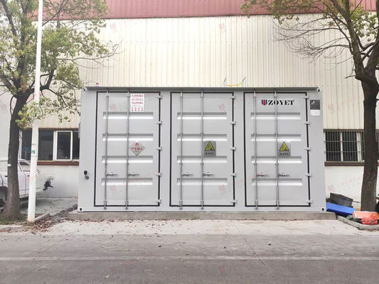 40 फीट आउटडोर बैटरी चार्जिंग कंटेनर फ्लीट बैटरी प्रबंधन के लिए इंटेलिजेंट चार्जिंग रीयल टाइम एनवी मॉनिटरिंग के साथ