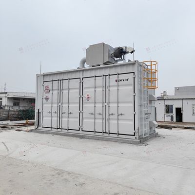 20 फीट फायरप्रूफ विस्फोट-रोधी आउटडोर बैटरी चार्जिंग कंटेनर लिथियम-आयन बैटरी टेस्ट रूम अनुकूलित सुविधाओं के साथ